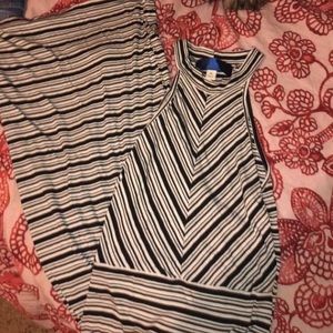 Midi striped dress